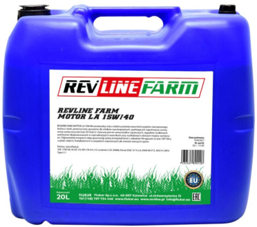 Olej silnikowy Revline Farm Motor LA 15W40 20l
