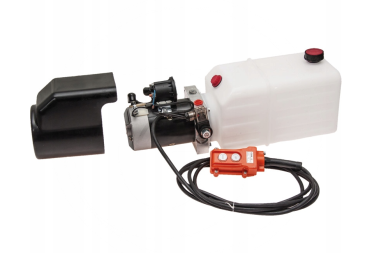 Agregat hydrauliczny wywrotu z zaworem NC 24V
