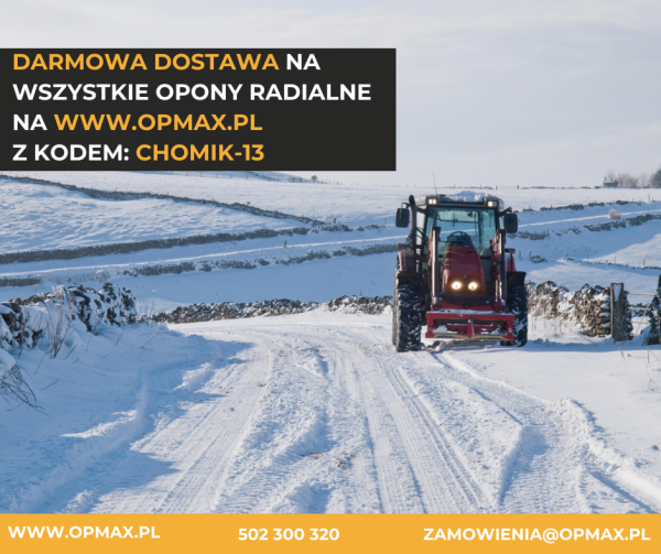 Zgarnij darmową dostawę na radialne opony rolnicze – cały asortyment.
