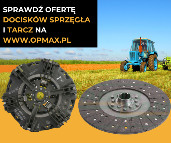 KUPON -5% NA ZAKUP DOCISKÓW SPRZĘGŁA I TARCZ