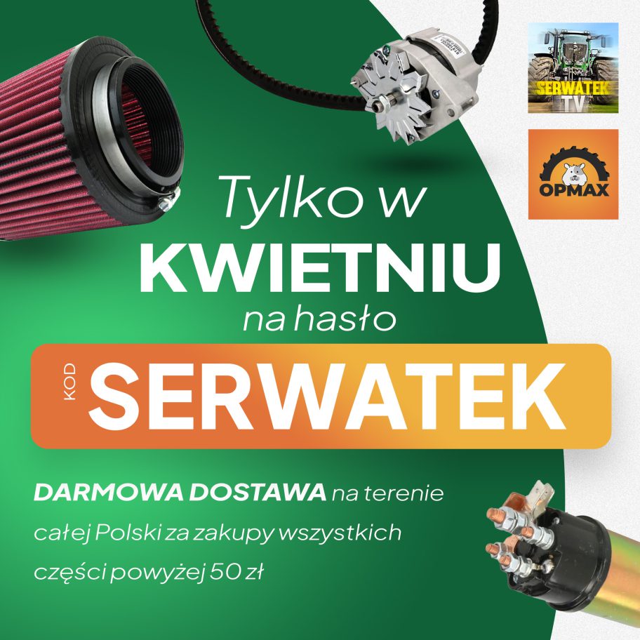 Darmowa dostawa z kodem SERWATEK!
