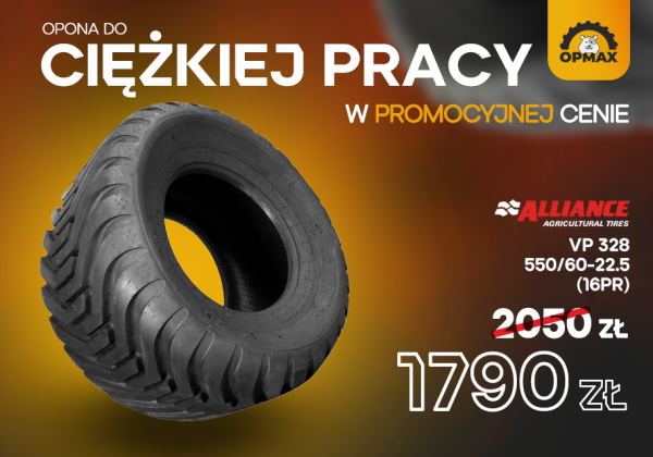 OPONA DO CIĘŻKIEJ PRACY – TERAZ TANIEJ!